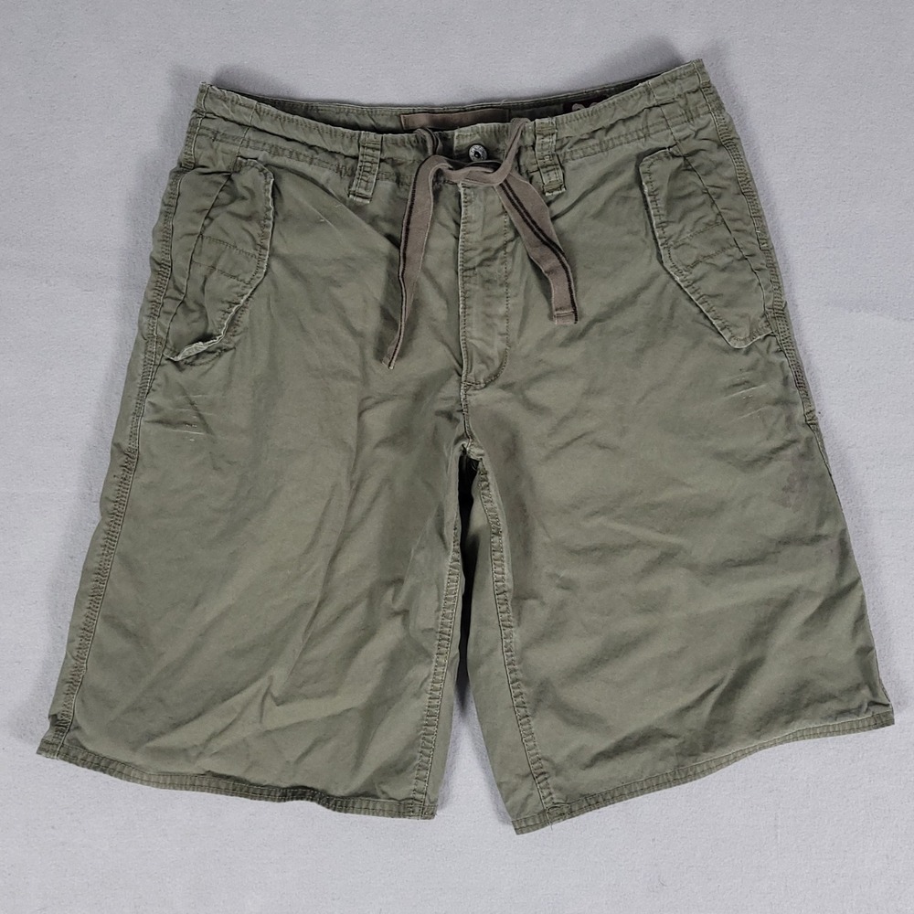 Old Navy Shorts Mens 33 Green Cargo Eagle Field Tested Vintage Regulation Issue
